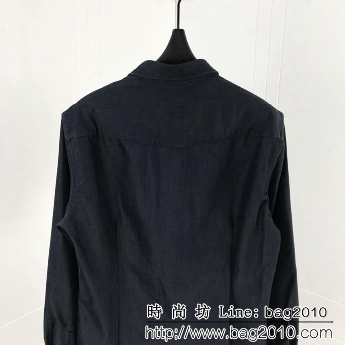 DＧ杜嘉班納 18ss秋冬新款 口袋King刺繡字母 純棉襯衣 ydi1025